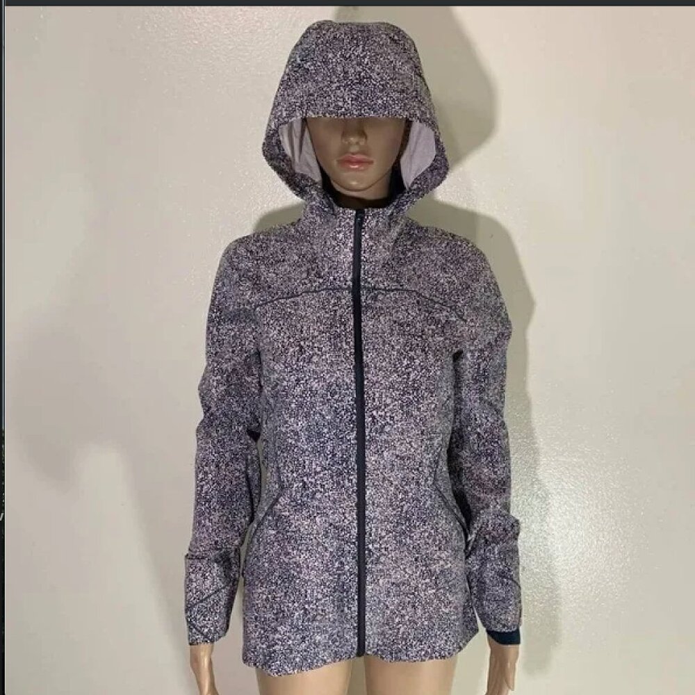 Lululemon Athletica Women's Spotted Hood Rain Jacket